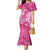 Pink Polynesia Hammerhead Shark Tattoo With Plumeria Lei Mermaid Dress