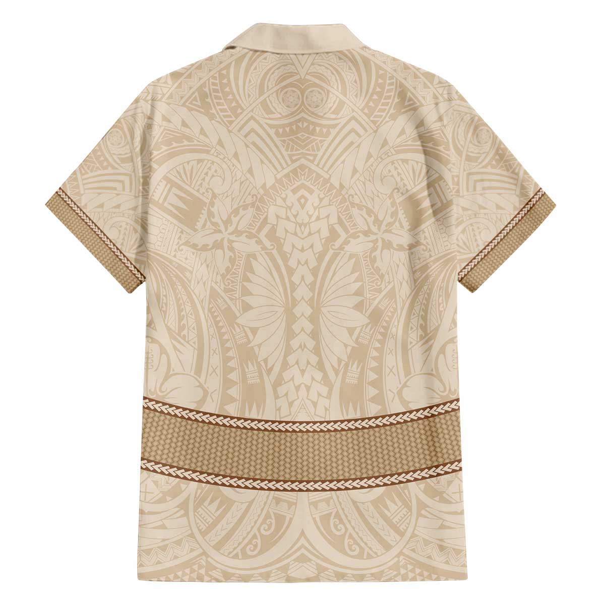 Mauri Ribaberiki Kiribati Family Matching Off The Shoulder Long Sleeve Dress and Hawaiian Shirt Cowrie Shells Lei Palm Leaf Weaving LT14 - Polynesian Pride