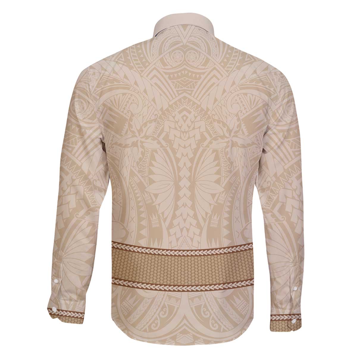 Mauri Ribaberiki Kiribati Family Matching Off The Shoulder Long Sleeve Dress and Hawaiian Shirt Cowrie Shells Lei Palm Leaf Weaving LT14 - Polynesian Pride