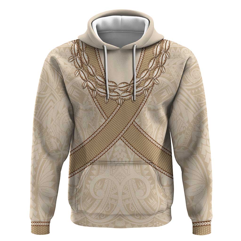 Mauri Ribaberiki Kiribati Hoodie Cowrie Shells Lei Palm Leaf Weaving