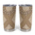 Mauri Ribaberiki Kiribati Tumbler Cup Cowrie Shells Lei Palm Leaf Weaving