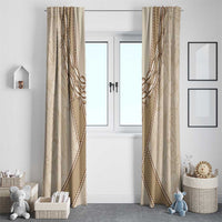 Mauri Ribaberiki Kiribati Window Curtain Cowrie Shells Lei Palm Leaf Weaving