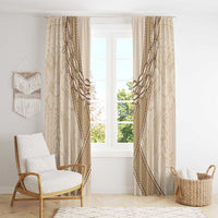 Mauri Ribaberiki Kiribati Window Curtain Cowrie Shells Lei Palm Leaf Weaving