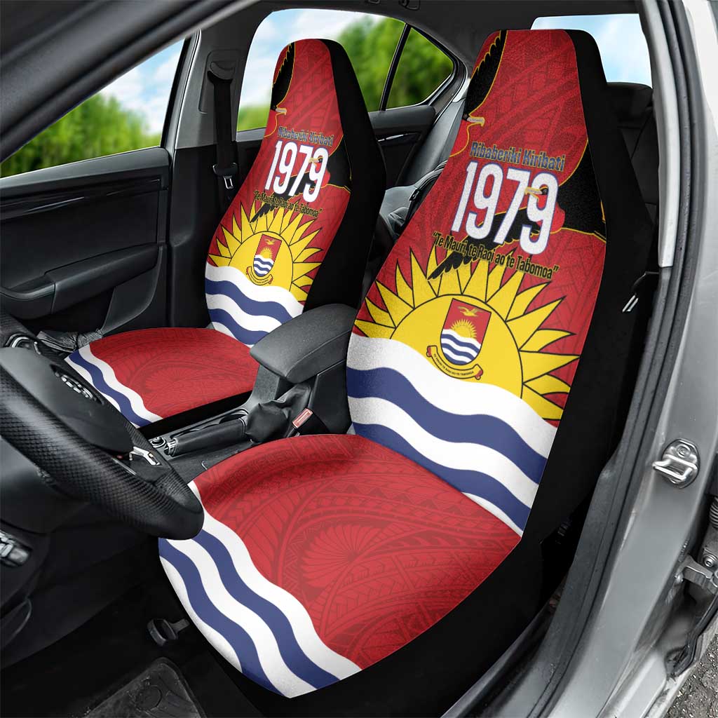 Mauri Kiribati Independence Day Car Seat Cover 1979 Proud National Frigatebird