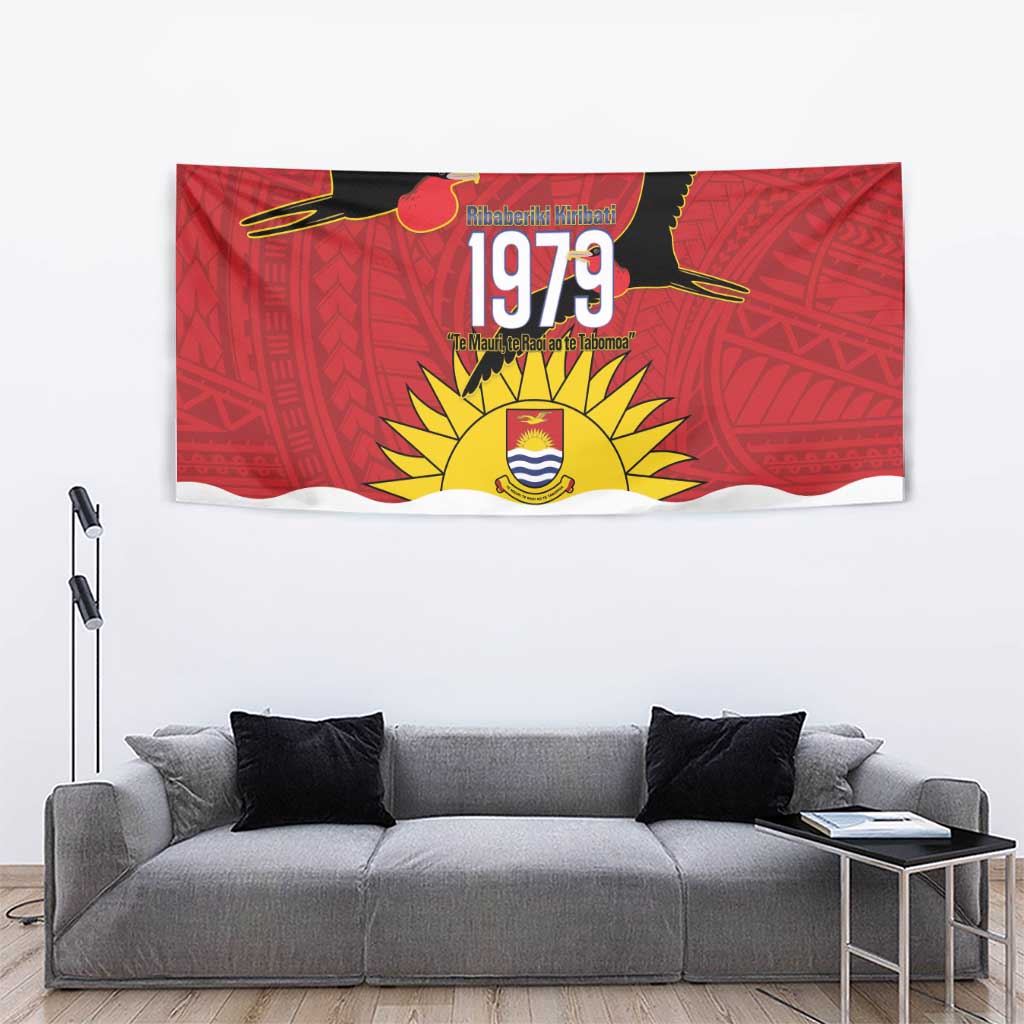 Mauri Kiribati Independence Day Tapestry 1979 Proud National Frigatebird LT14 - Polynesian Pride