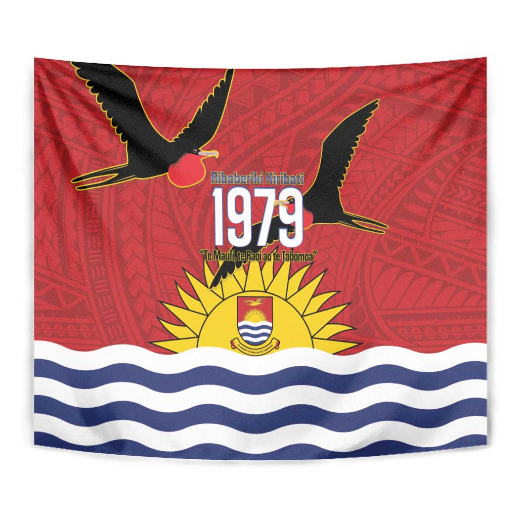 Mauri Kiribati Independence Day Tapestry 1979 Proud National Frigatebird LT14 - Polynesian Pride