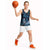 Blue Hafa Adai Guam Basketball Jersey Chamorro Latte Stone Hand With Plumeria - Polynesian Pride