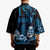 Blue Hafa Adai Guam Kimono Chamorro Latte Stone Hand With Plumeria - Polynesian Pride