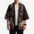Brown Hafa Adai Guam Kimono Chamorro Latte Stone Hand With Plumeria - Polynesian Pride