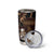 Brown Hafa Adai Guam Tumbler Cup Chamorro Latte Stone Hand With Plumeria