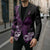 Purple Hafa Adai Guam Blazer Chamorro Latte Stone Hand With Plumeria - Polynesian Pride