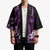 Purple Hafa Adai Guam Kimono Chamorro Latte Stone Hand With Plumeria - Polynesian Pride