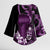 Purple Hafa Adai Guam Kimono Sleeve Blouse Chamorro Latte Stone Hand With Plumeria - Polynesian Pride