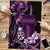 Purple Hafa Adai Guam Puzzle Chamorro Latte Stone Hand With Plumeria - Polynesian Pride
