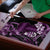 Purple Hafa Adai Guam Puzzle Chamorro Latte Stone Hand With Plumeria - Polynesian Pride