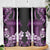 Purple Hafa Adai Guam Skinny Tumbler Chamorro Latte Stone Hand With Plumeria