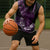 Purple Hafa Adai Guam Sleeveless Hoodie Chamorro Latte Stone Hand With Plumeria - Polynesian Pride