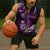 Purple Hafa Adai Guam Sleeveless Zip Hoodie Chamorro Latte Stone Hand With Plumeria - Polynesian Pride