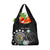 Cook Islands Independence Day Grocery Bag Kuki Airani Tiare Maori Polynesian Pattern - Black