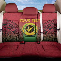 Custom Vanuatu Cricket Back Car Seat Cover 2024 Polynesian Pattern Sporty Style