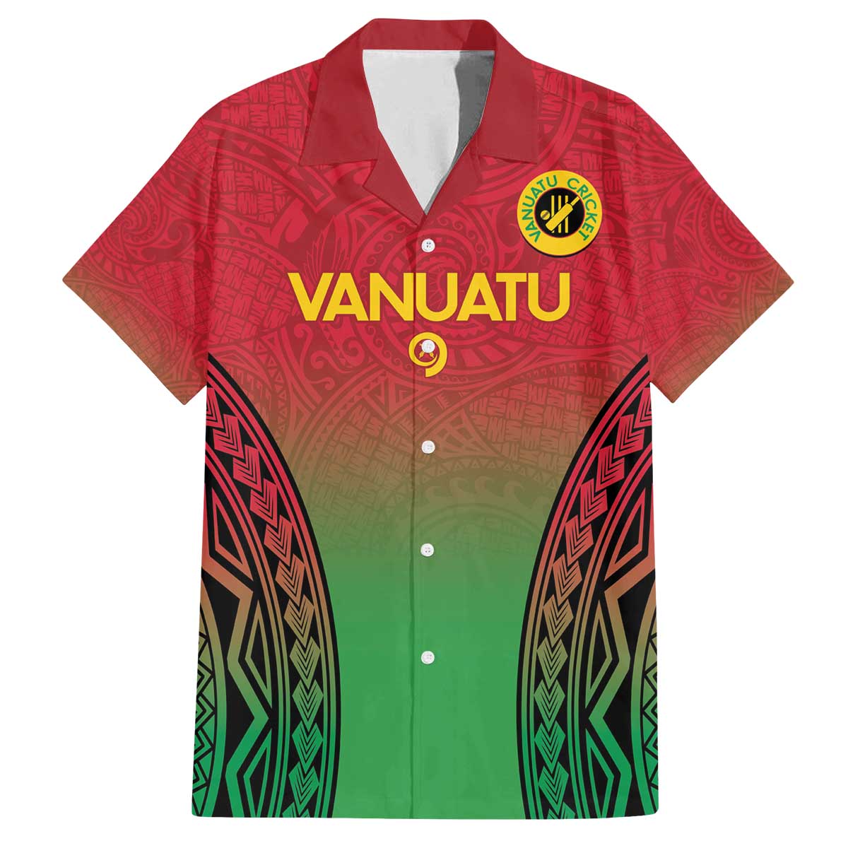 Custom Vanuatu Cricket Family Matching Off Shoulder Short Dress and Hawaiian Shirt 2024 Polynesian Pattern Sporty Style