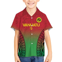 Custom Vanuatu Cricket Family Matching Short Sleeve Bodycon Dress and Hawaiian Shirt 2024 Polynesian Pattern Sporty Style