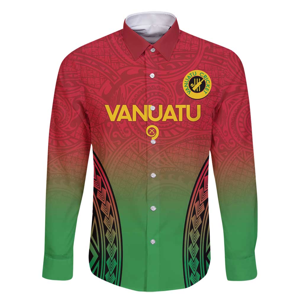 Custom Vanuatu Cricket Family Matching Tank Maxi Dress and Hawaiian Shirt 2024 Polynesian Pattern Sporty Style