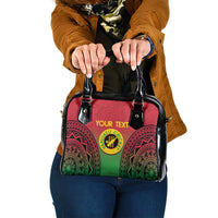 Custom Vanuatu Cricket Shoulder Handbag 2024 Polynesian Pattern Sporty Style