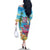 Flamingo Aloha Hawaii Family Matching Off The Shoulder Long Sleeve Dress and Hawaiian Shirt It's 5 O’Clock Somewhere Tropical Vibes - Polynesian Pride