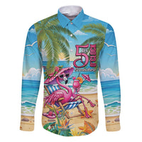 Flamingo Aloha Hawaii Family Matching Puletasi and Hawaiian Shirt It's 5 O’Clock Somewhere Tropical Vibes - Polynesian Pride