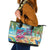 Flamingo Aloha Hawaii Leather Tote Bag It's 5 O’Clock Somewhere Tropical Vibes - Polynesian Pride