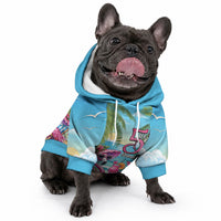 Flamingo Aloha Hawaii Pet Hoodie It's 5 O’Clock Somewhere Tropical Vibes LT14 - Polynesian Pride
