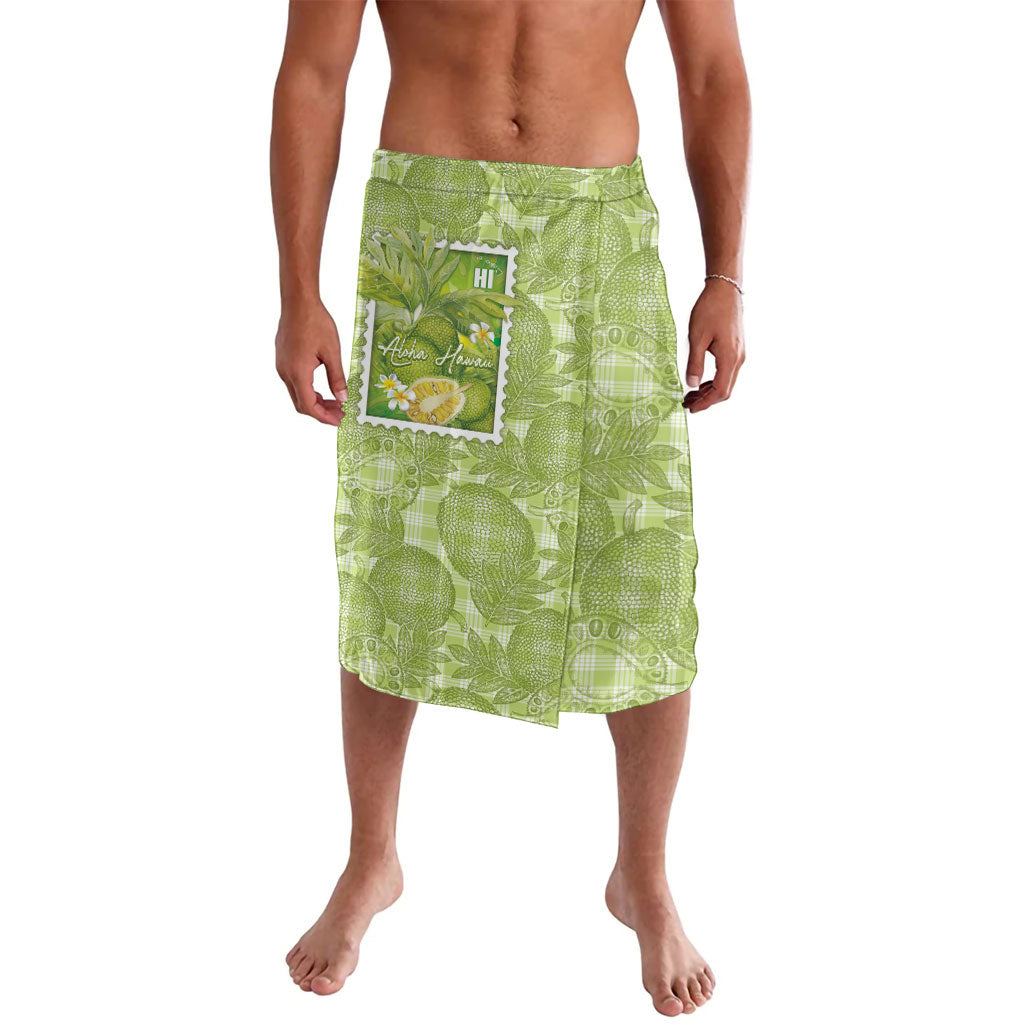 Aloha Hawaii Ulu Palaka Motifs Lavalava Hawaiian Breadfruit Stylized Stamp LT14 Green - Polynesian Pride
