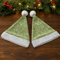 Omaomao Hawaii Breadfruit Palaka Motifs Christmas Santa Hat