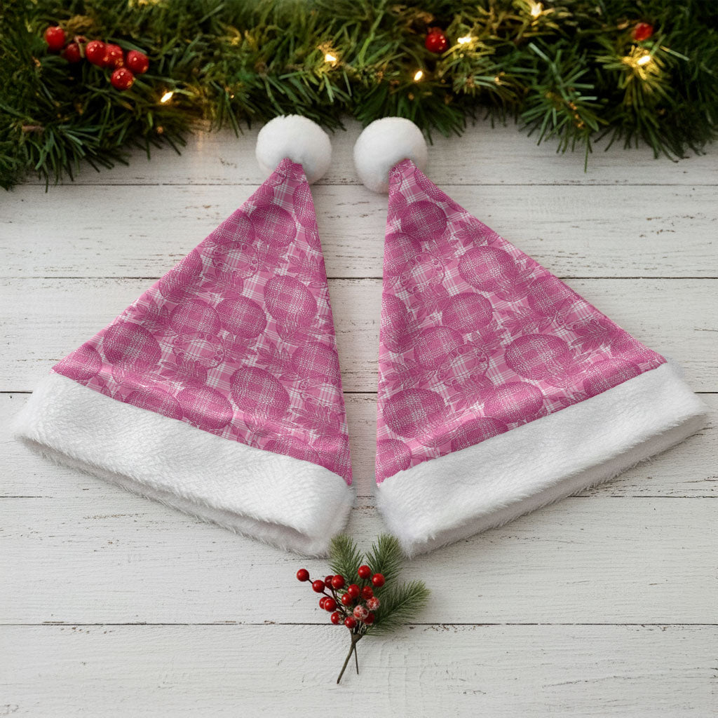 Alaka Hawaii Breadfruit Palaka Motifs Christmas Santa Hat