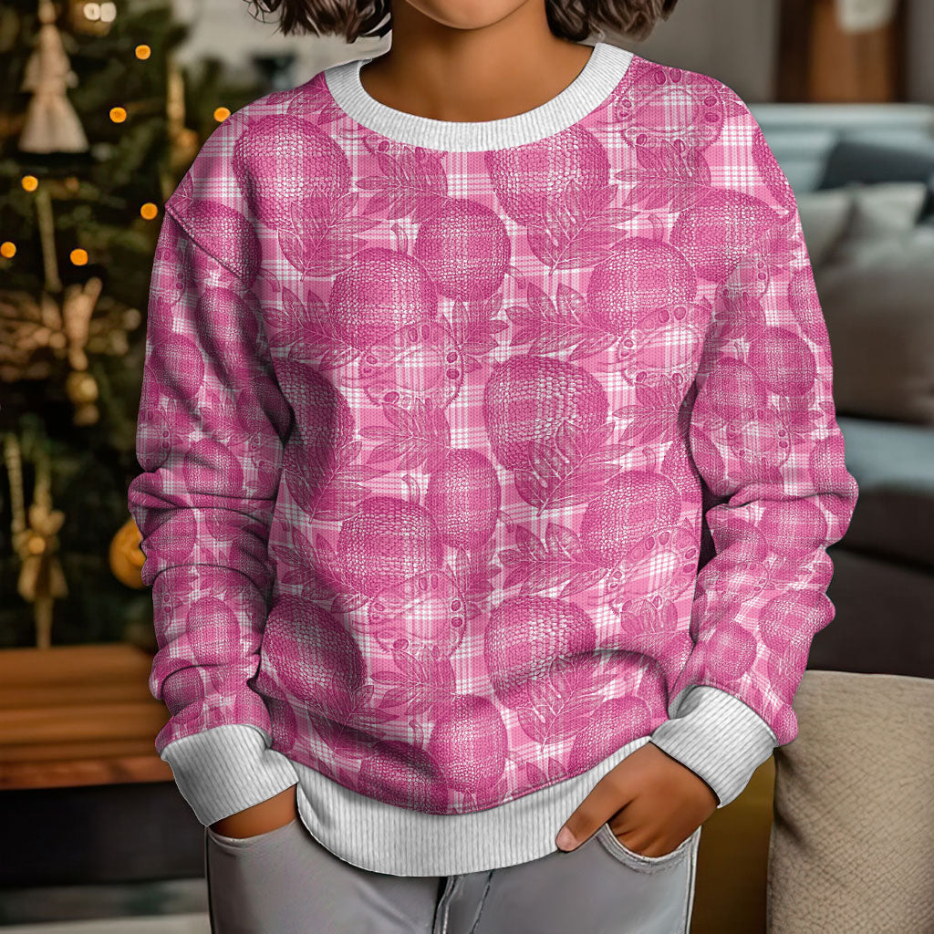 Alaka Hawaii Breadfruit Palaka Motifs Kid Ugly Christmas Sweater