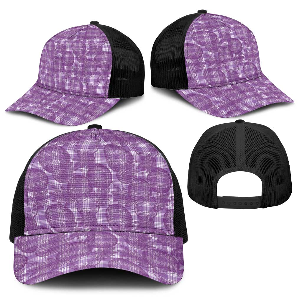 Poni Hawaii Breadfruit Palaka Motifs Baseball Net Cap