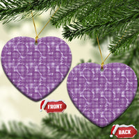 Poni Hawaii Breadfruit Palaka Motifs Ceramic Ornament
