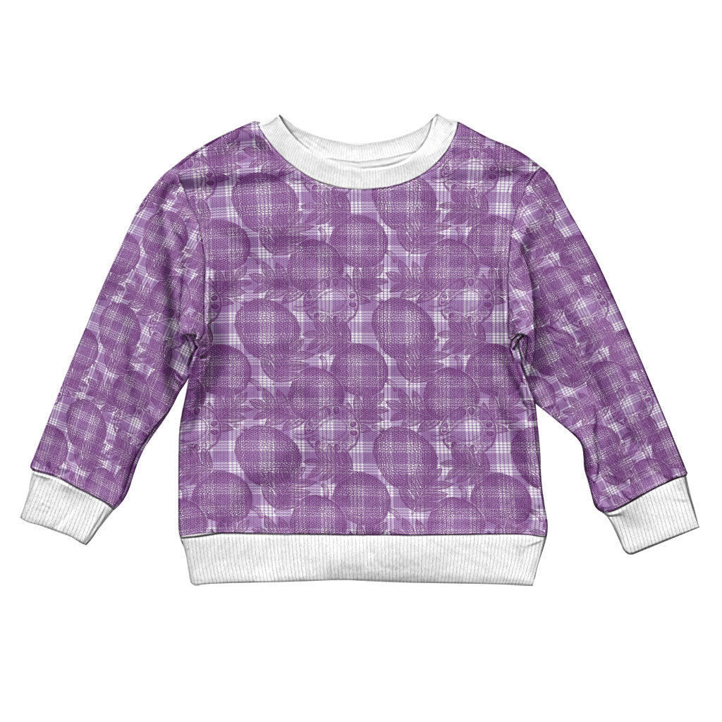 Poni Hawaii Breadfruit Palaka Motifs Kid Ugly Christmas Sweater