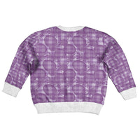 Poni Hawaii Breadfruit Palaka Motifs Kid Ugly Christmas Sweater