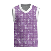 Poni Hawaii Breadfruit Palaka Motifs Christmas Knitted V-Neck Vest