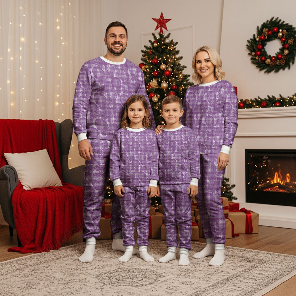 Poni Hawaii Breadfruit Palaka Motifs Christmas Pajama Set