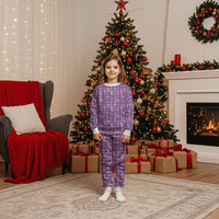 Poni Hawaii Breadfruit Palaka Motifs Christmas Pajama Set