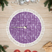 Poni Hawaii Breadfruit Palaka Motifs Tree Skirt