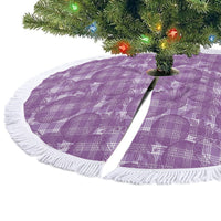 Poni Hawaii Breadfruit Palaka Motifs Tree Skirt