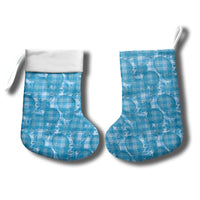 Polu Hawaii Breadfruit Palaka Motifs Christmas Stocking