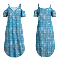 Polu Hawaii Breadfruit Palaka Motifs Couples Matching Summer Maxi Dress and Hawaiian Shirt LT14 - Polynesian Pride