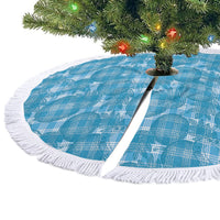 Polu Hawaii Breadfruit Palaka Motifs Tree Skirt