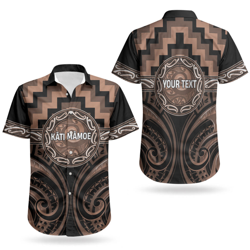 Aotearoa Kati Mamoe Personalised Couples Matching Tank Maxi Dress and Hawaiian Shirt Maori Iwi Poutama Puhoro Tattoo LT14 - Polynesian Pride