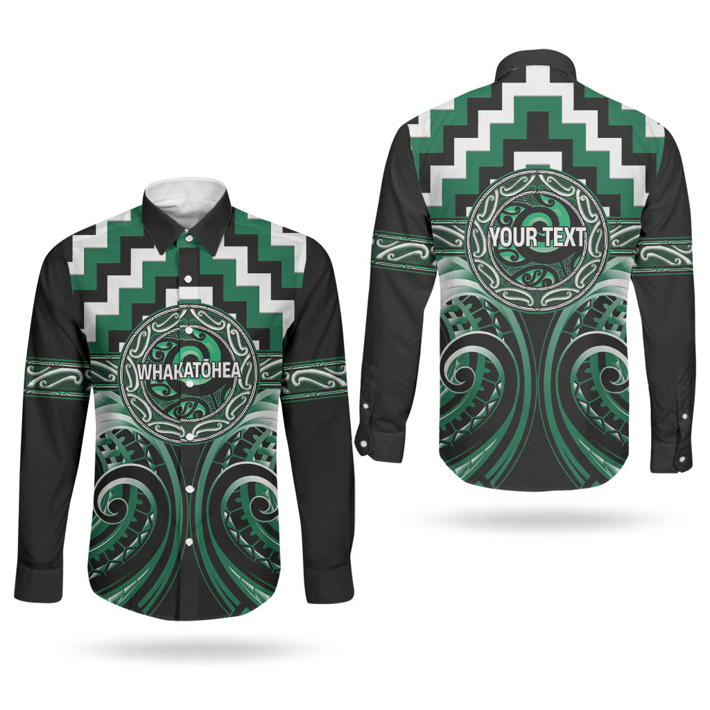 Aotearoa Whakatohea Personalised Couples Matching Off Shoulder Short Dress and Long Sleeve Button Shirt Maori Iwi Poutama Puhoro Tattoo LT14 - Polynesian Pride